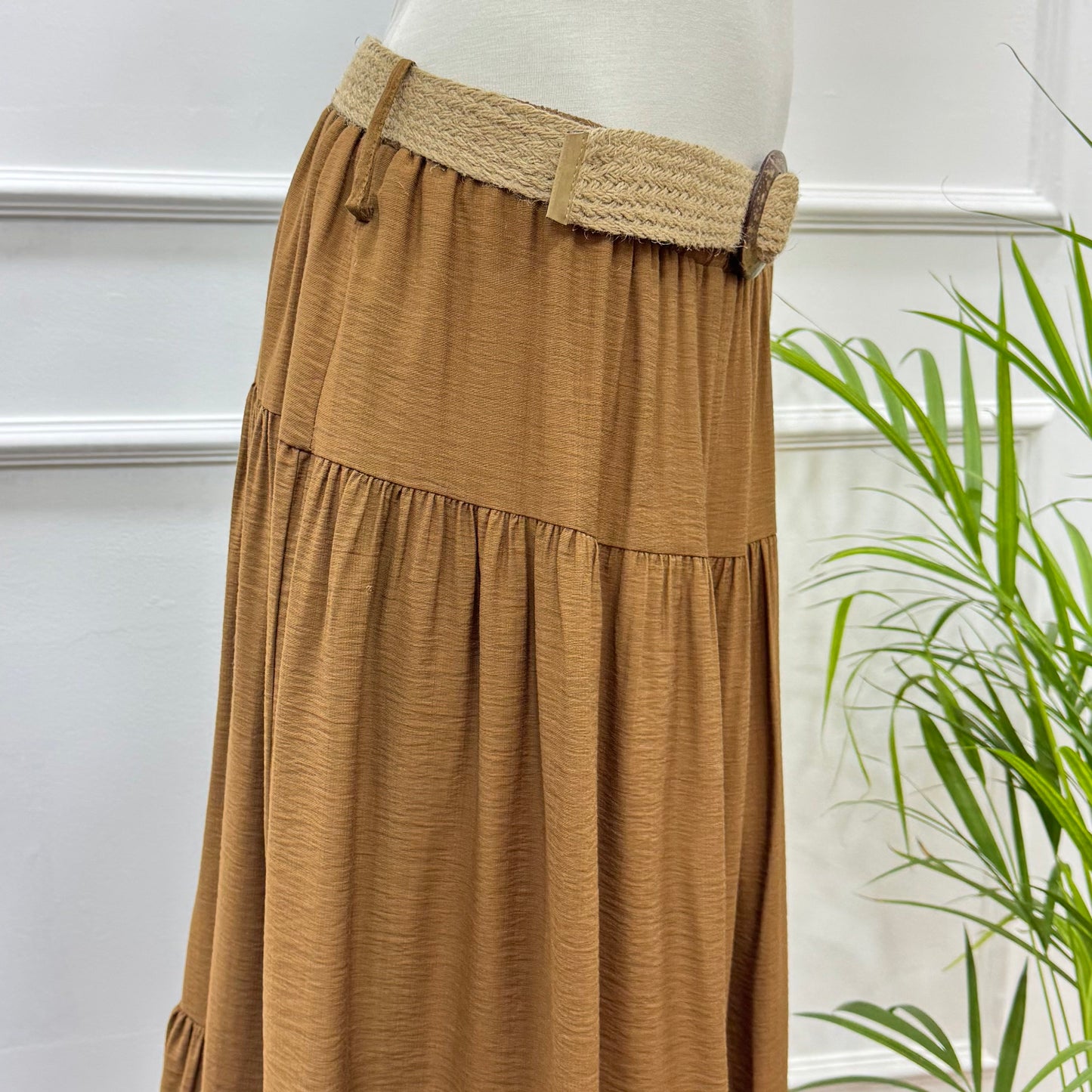 Tiered Maxi Skirt