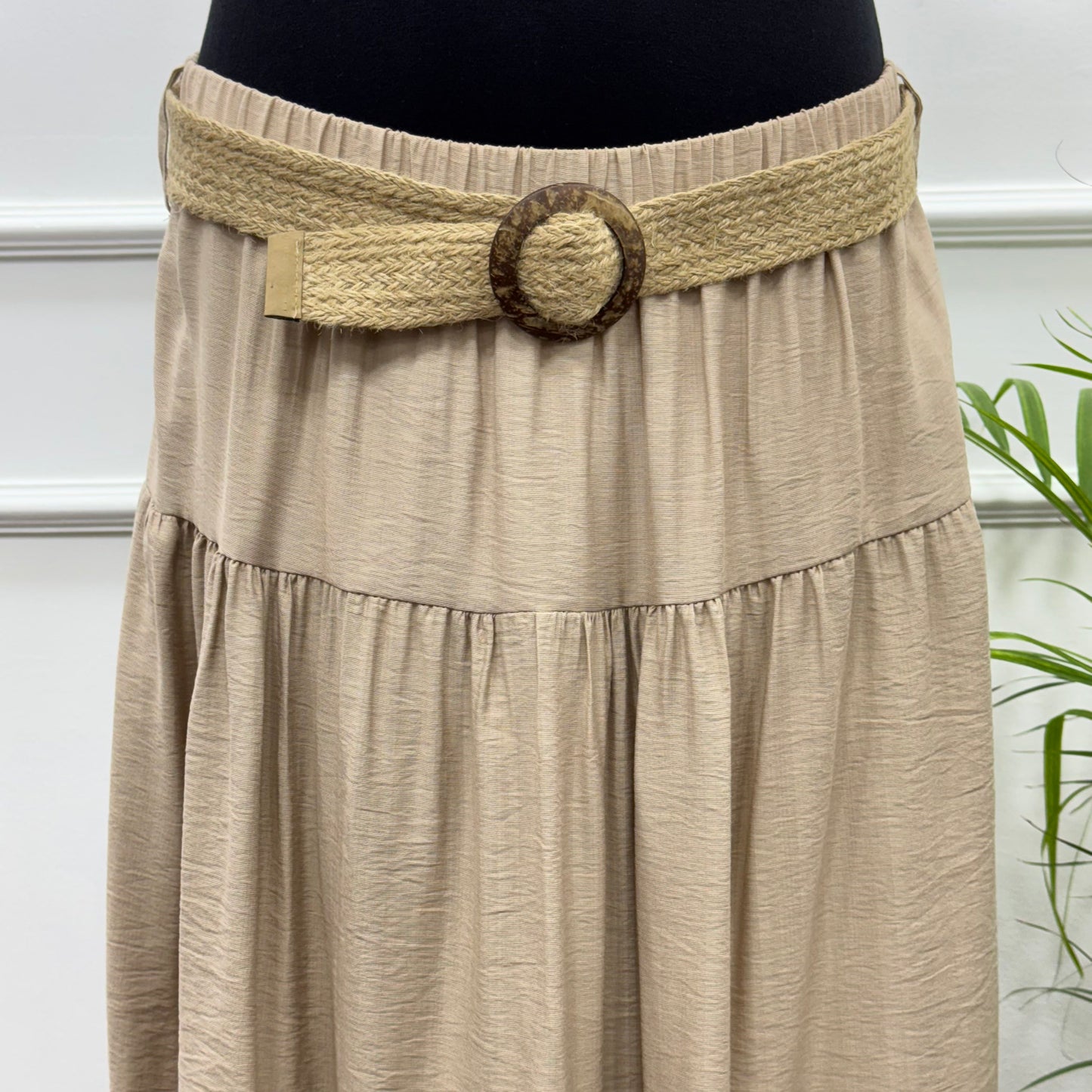 Tiered Maxi Skirt