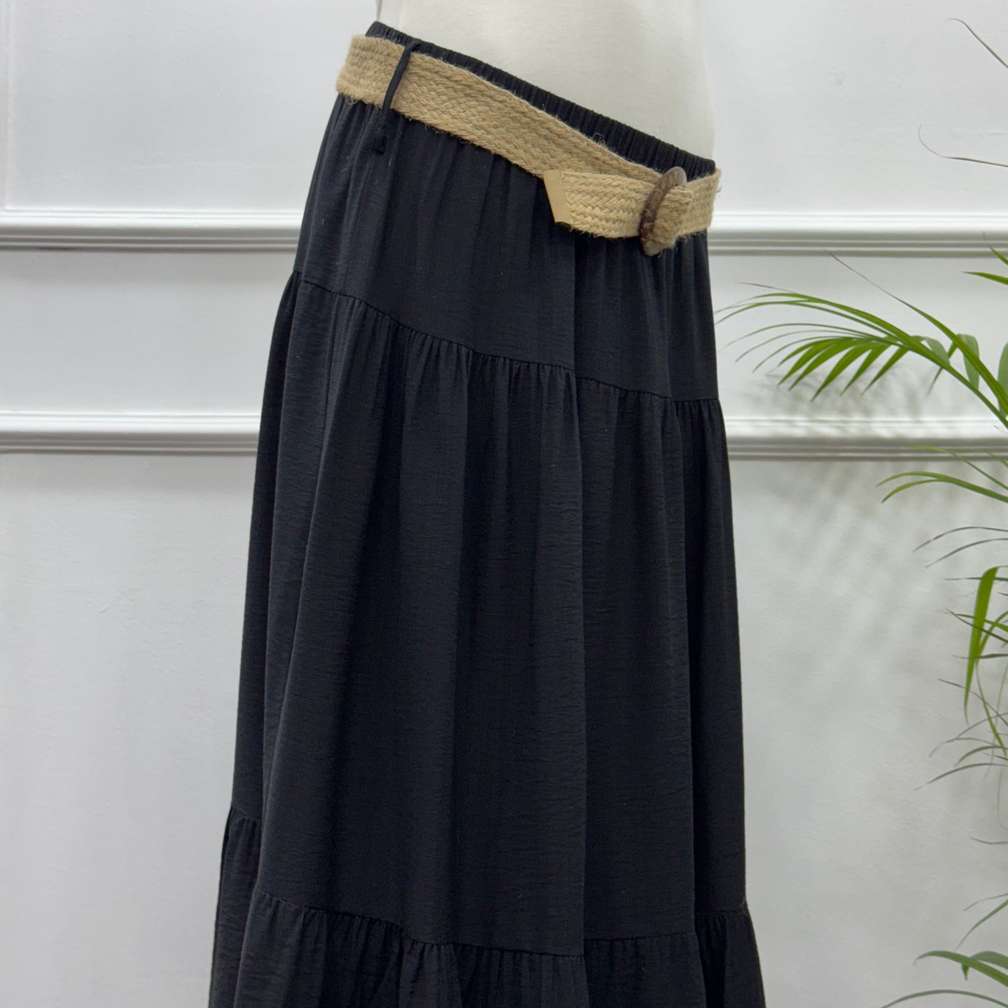 Tiered Maxi Skirt