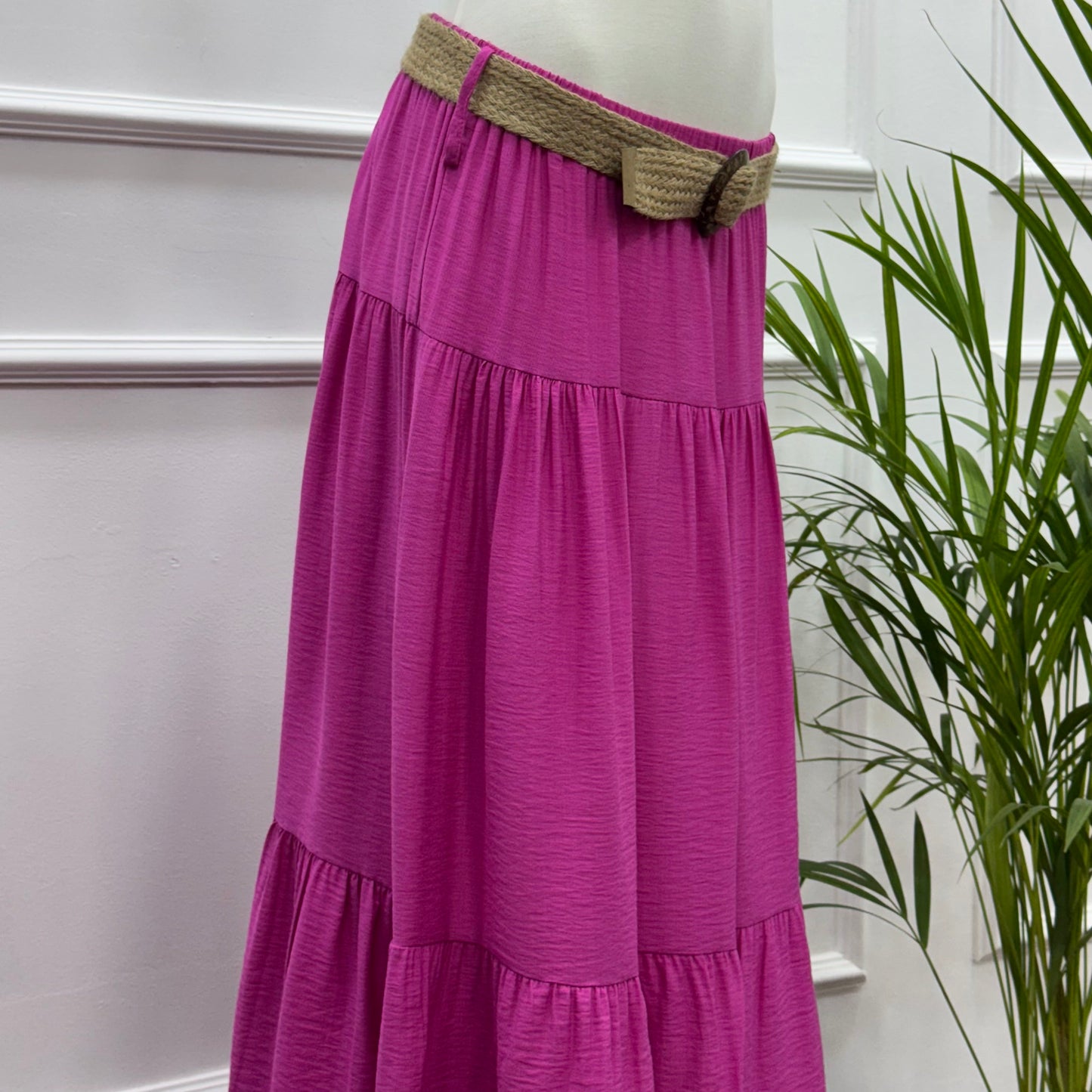 Tiered Maxi Skirt