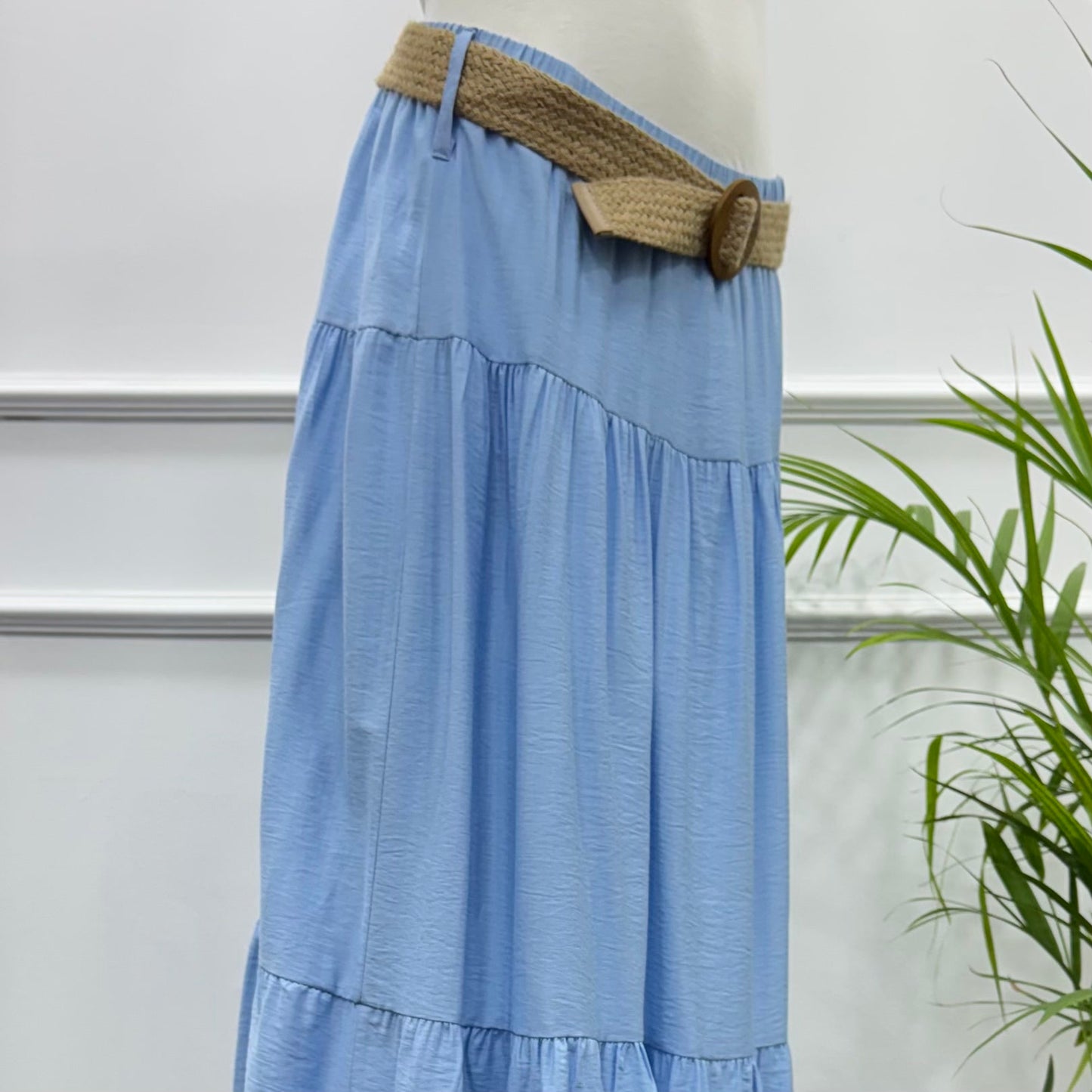 Tiered Maxi Skirt