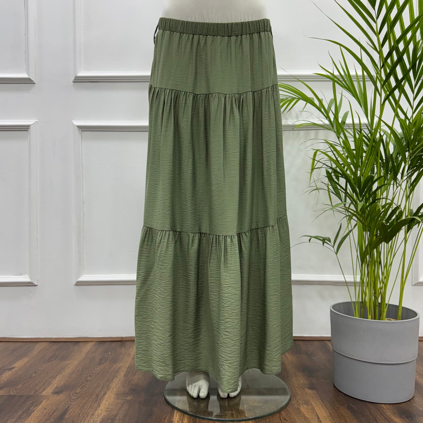 Tiered Maxi Skirt