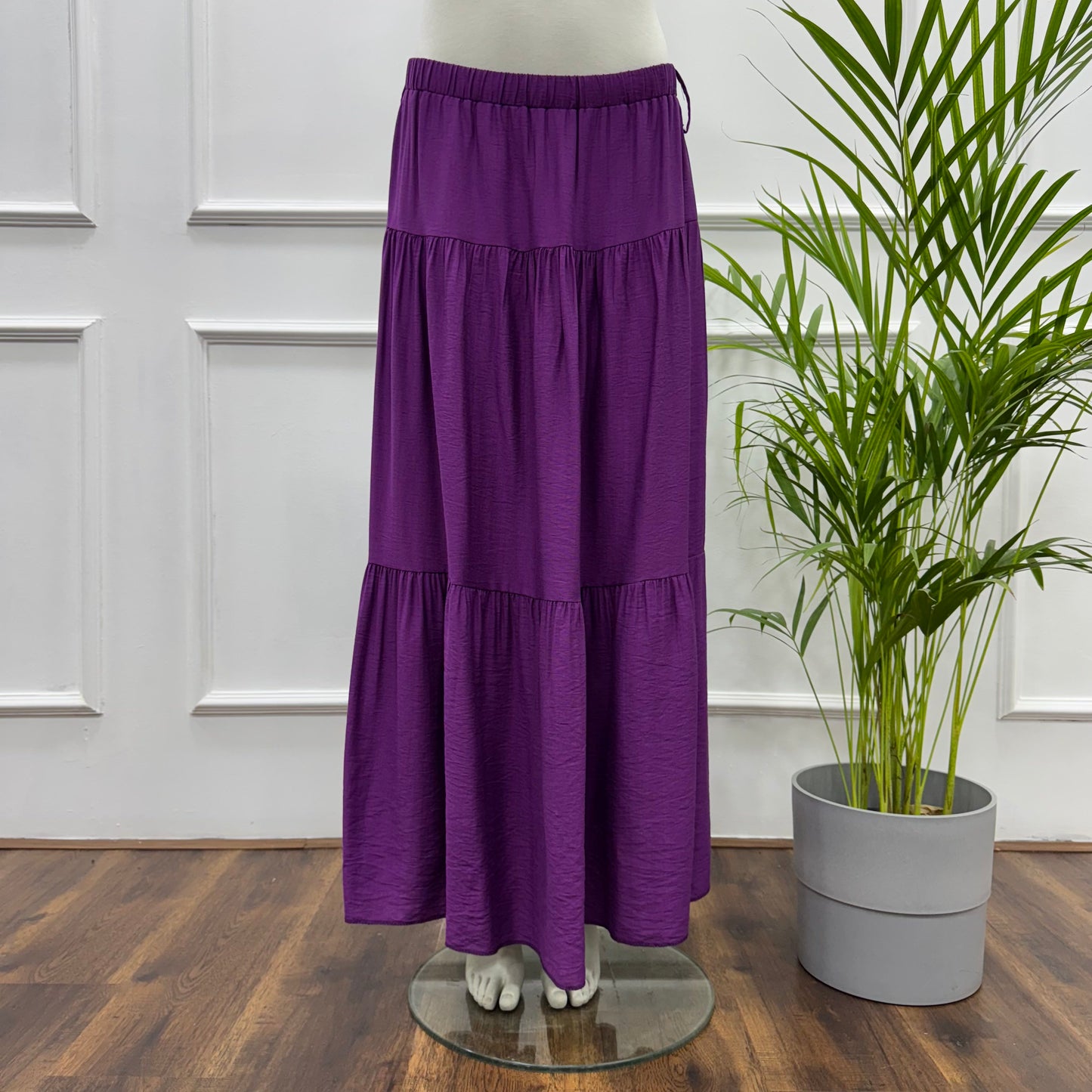 Tiered Maxi Skirt