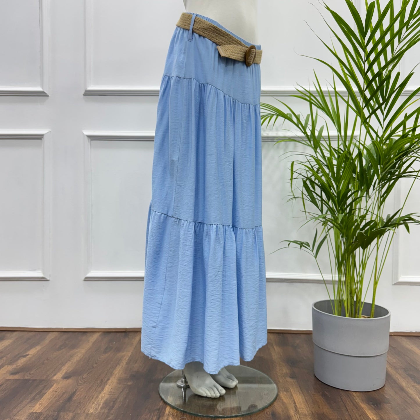 Tiered Maxi Skirt